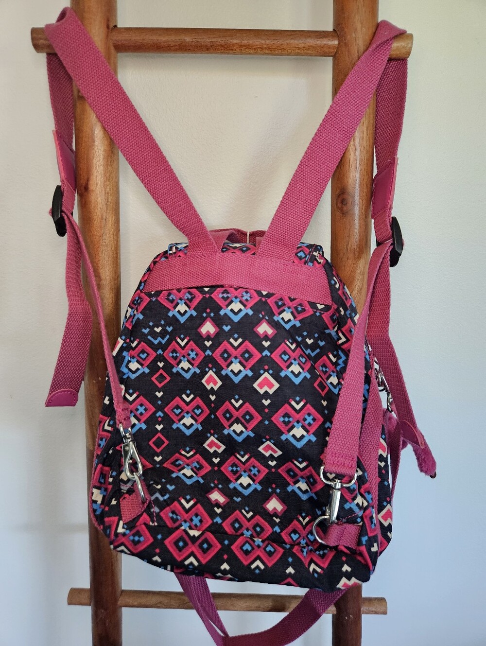 Kipling Geometric City Zip Convertible Backpack - Picture 9 of 13